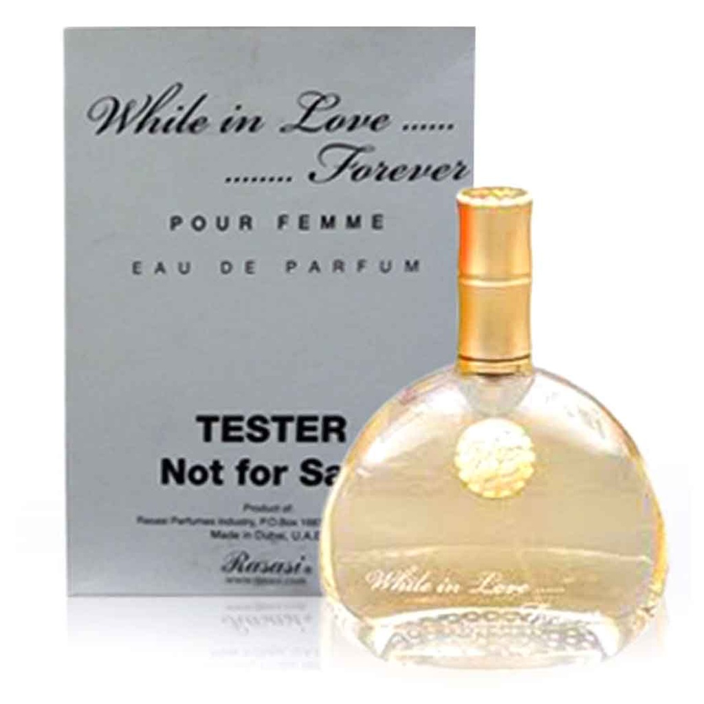 الرصاصى وايل ان لاف فور ايفر تستر - Rasasi While in Love For Ever Tester EDP-W
