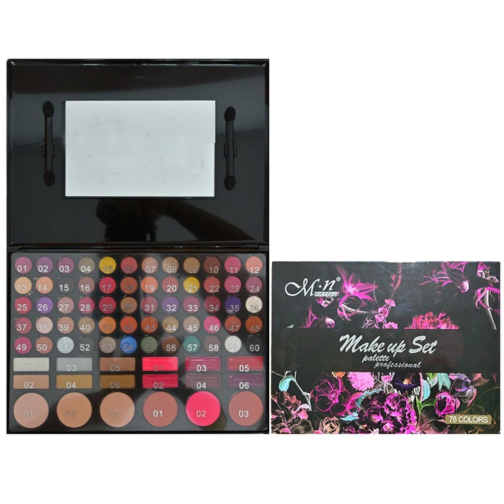 ام ان علبة مكياج - M N Makeup Box 78 Color