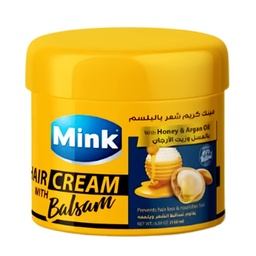 [6222014509544] مينك كريم بلسم - Mink Cream Balsam (عسل&amp;ارجان, 125ml, بدون)