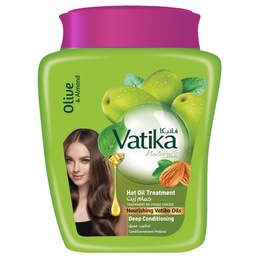 [6224000851163] فاتيكا حمام كريم زيتون - Vatika Hair Mask Olive (450g)