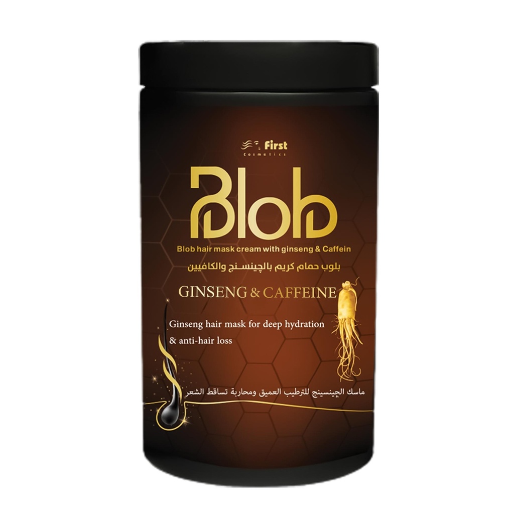 بلوب حمام كريم جينسيتج&amp;كافيين - Blob Hair Mask ginseng&amp;Caffein