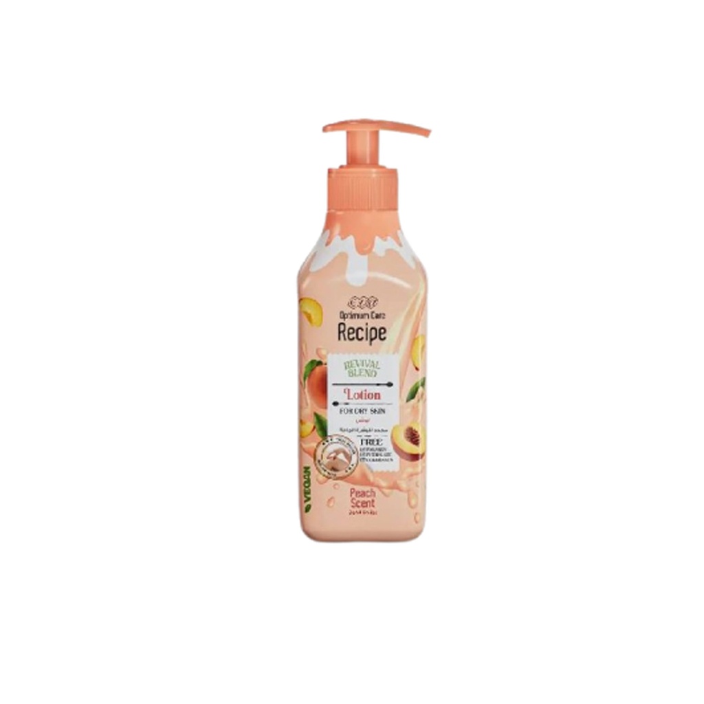 ايفا اوبتيموم كير ريسبى لوشن خوخ - Eva Optimum Care recipe Lotion Peach