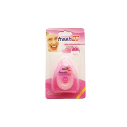 [6953186100016] فريش اب خيط اسنان - Fresh Up Dental Floss (50m, Rose)