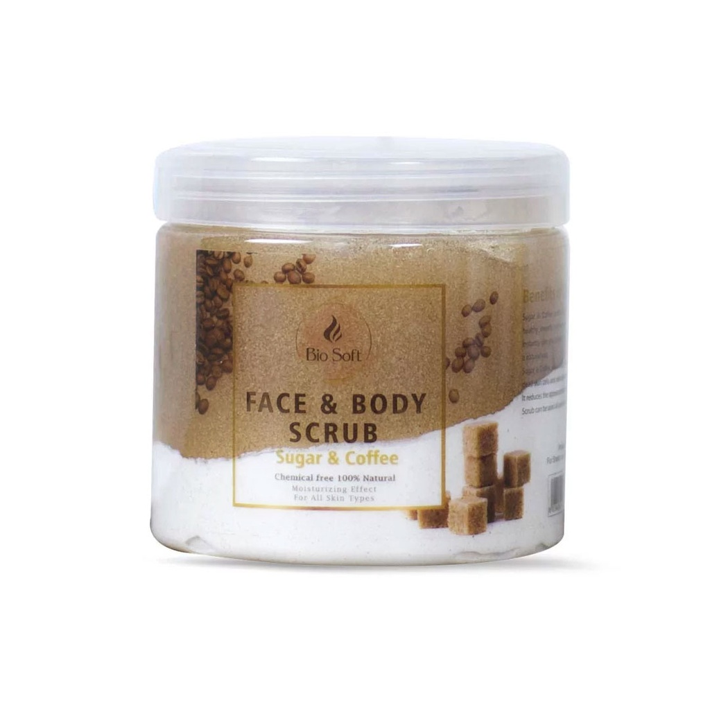 بايو سوفت مقشر سكر و قهوة - Bio Soft Scrub Sugar &amp; Coffee