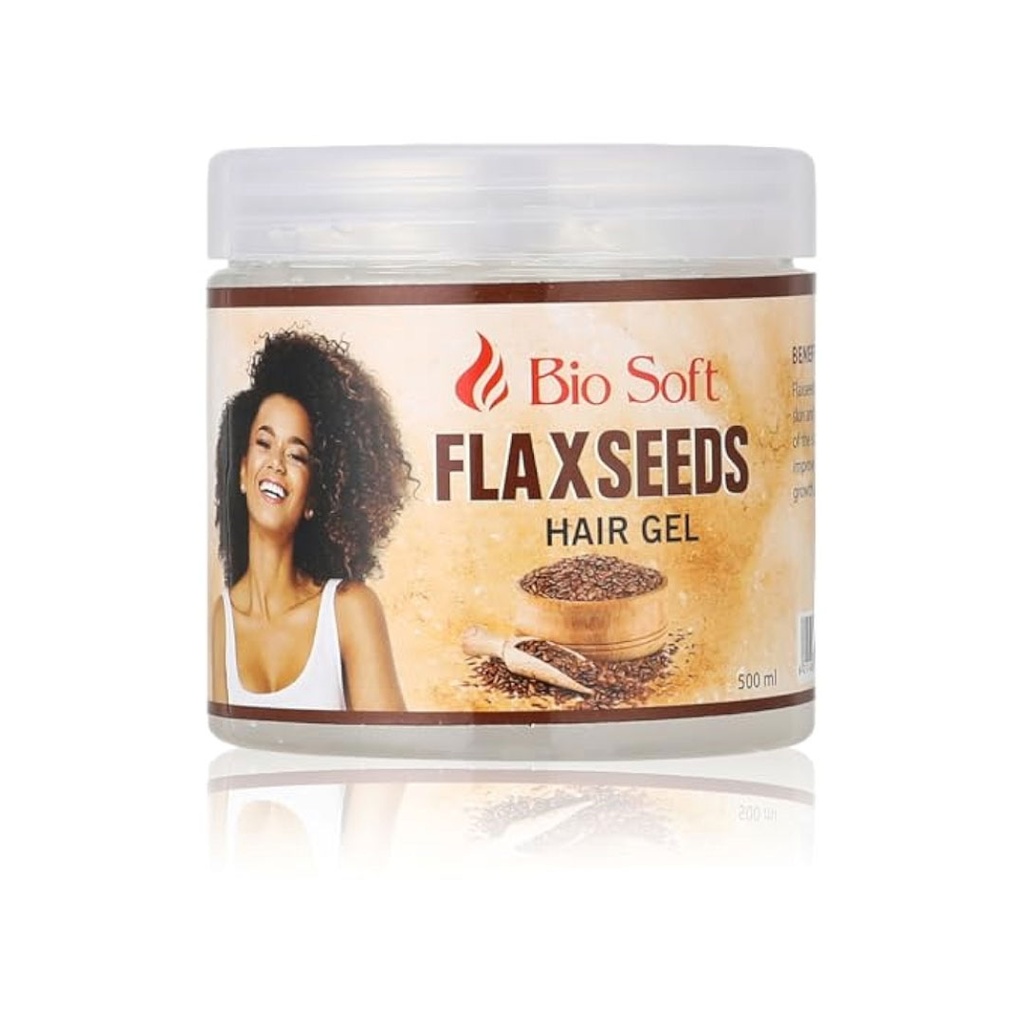 بايو سوفت كيرلى جل بذور الكتان - Bio Soft Flaxseeds Curly Hair Gel