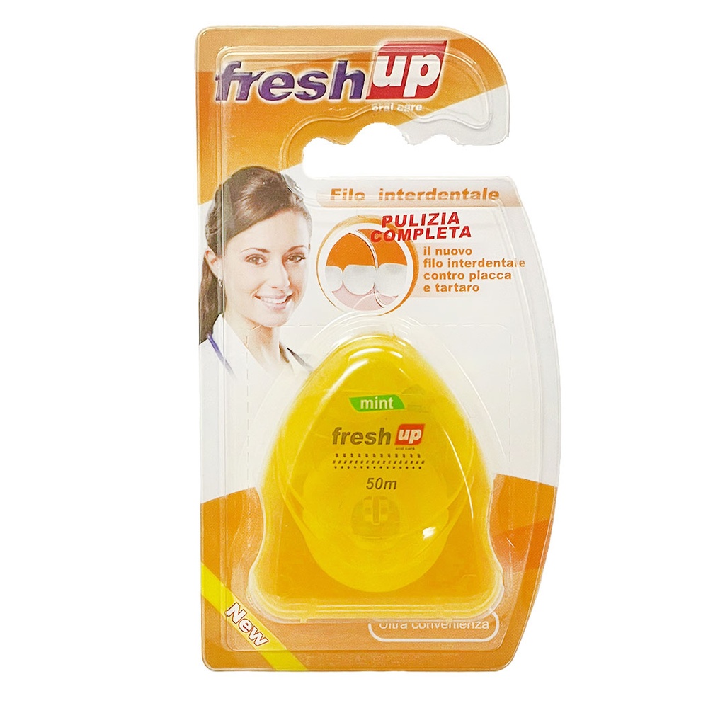 فريش اب خيط اسنان اصفر - Fresh Up Dental Floss Yellow