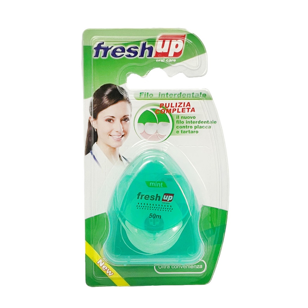 فريش اب خيط اسنان اخضر - Fresh Up Dental Floss Green