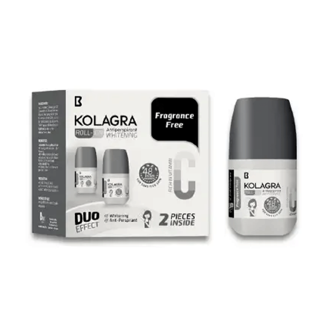 كولاجرا رول اون بدون رائحة 2قطعة - Kolagra Roll On Perfume Free 2PCS