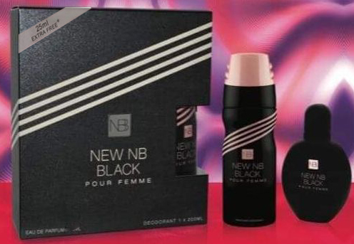 نيو ان بى  بلاك طقم - New NB Black Set EDT-W