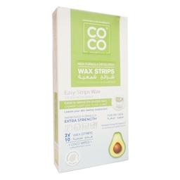 كوكو شرائح شمع بالافوكادو - Coco Wax Strips Avocado