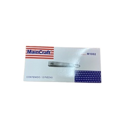 ماين كرافت قصافة اظافر - Main Craft Nail Clipper 12PSC