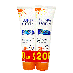 لونا صن سكرين 1+1 +50 وفر 200جنية - Luna Sunscreen 1+1 SPF 50+ Offer 200EGP
