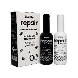 بازيلك شامبو و بلسم بروتين و زيت ارجان - Basilque Shampoo &amp; Conditioner Protein With Argan Oil