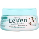 ليفين حمام كريم - Leven Hair Mask (800ml, ارجان&amp;حبة بركة)
