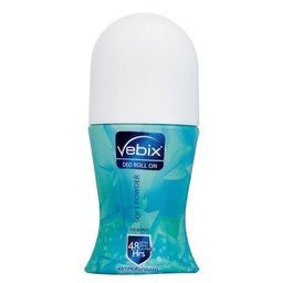 فيبكس مزيل - Vebix Deodorant (رول اون, نسائى, 50ml, سوفت بودر, بدون)
