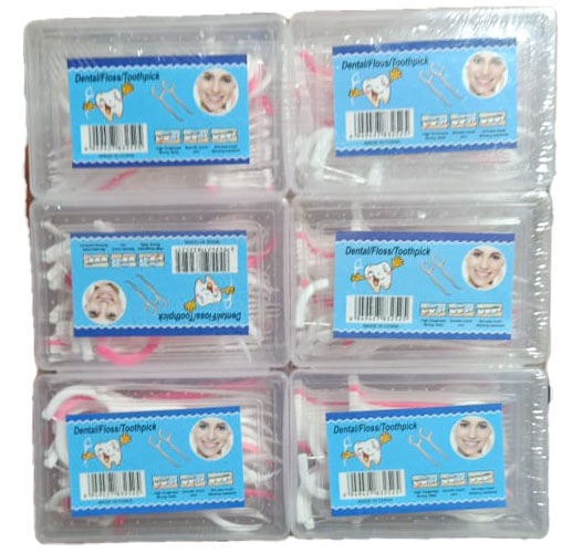 دينتال فلوس خلة اسنان بلاستيك - Dental Floss Toothpick Blasstic