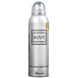 الرصاصى مزيل سبراى - Rasasi Deodorant Spray (Hope, Woman, 200ml)