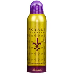 الرصاصى مزيل سبراى - Rasasi Deodorant Spray (Royal, Woman, 200ml)