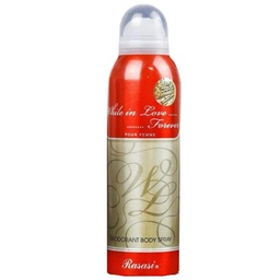 الرصاصى مزيل سبراى - Rasasi Deodorant Spray (While In Love Forever, Woman, 200ml)