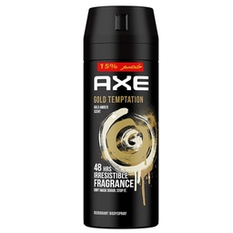 اكس سبراى - Axe Spray (جولد تمبتيشن, للجنسين, 150ml, خصم 15%)