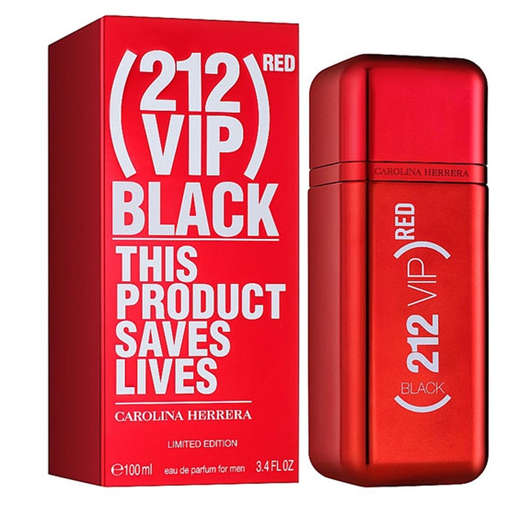 كارولينا هريرا 212 فى اى بى بلاك رد  -Carolina Herrera 212 Vip Black Red-M-EDP