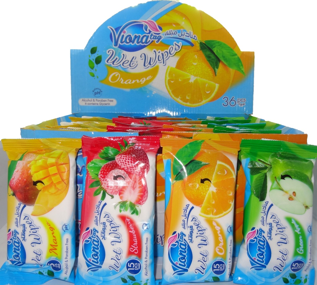 فيونا مناديل - Viona Wipes 36PC