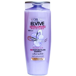 لوريال الفيف شامبو - Loreal Elvive Shampoo (400ml, حمض الهيالورونيك, بدون)