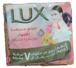 [6221155056450-6221155119797] لوكس صابون - Lux Soap 120g 4Psc (Rich cream, Discount 2E.L)