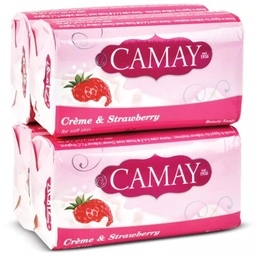 [6221155049582] كامى صابون - Camay Soup 170g (Crème E Stuawberry, Discount 2E.L)