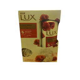 لوكس شاور - Lux Shower (Romantic Hibiscus, 250ml, +Loofah)