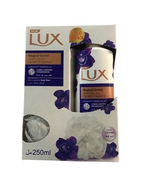 لوكس شاور - Lux Shower (Magical Orchid, 250ml, + loofah 15% discount)