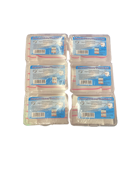 دينتال فلوس خلة اسنان بلاستيك - Dental Floss Toothpick Blasstic