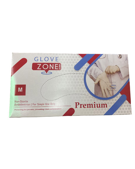 جلاوف زون لاتكس - Glove Zone Latex 100Psc