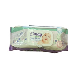 اوماى كير مناديل - Omay Care Wipes (بيور, 120PC)