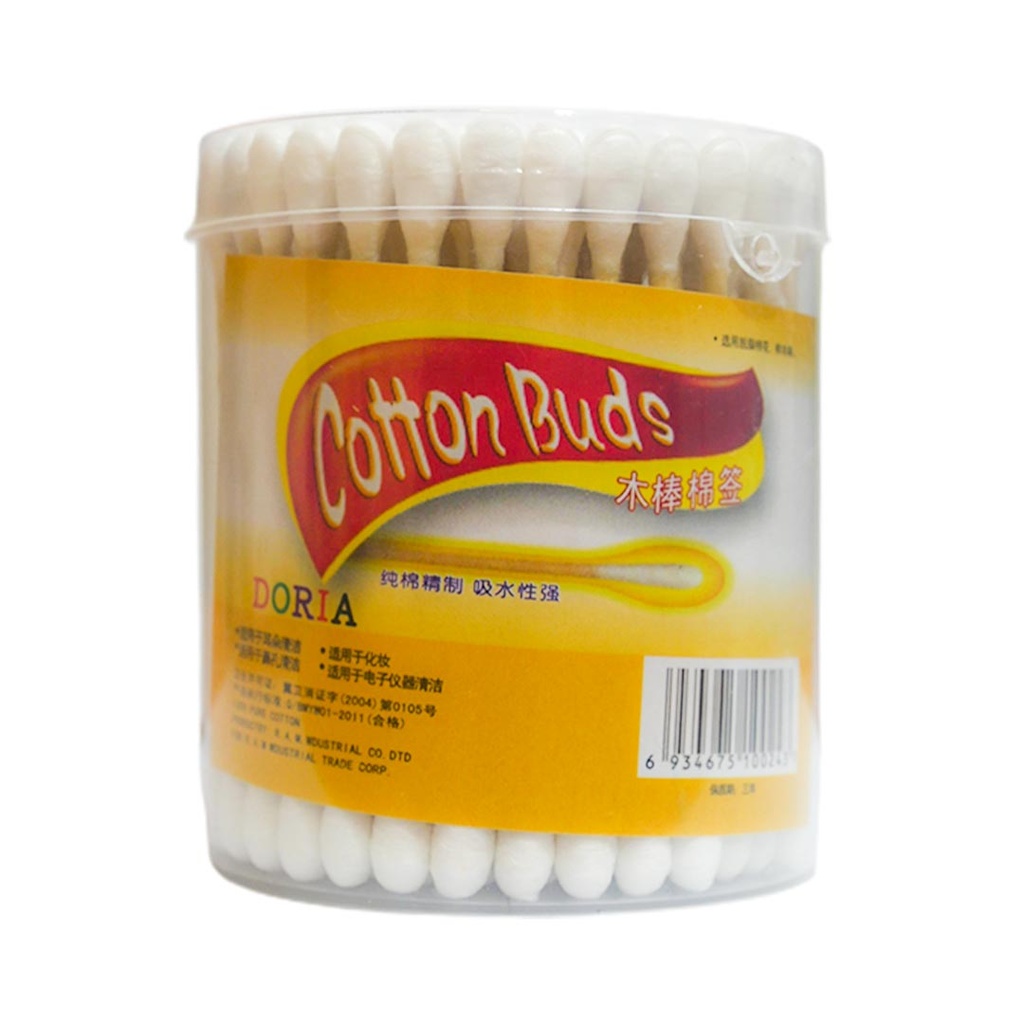 دوريا  قطن عود خشب -  Doria Cotton Swabs Wood 