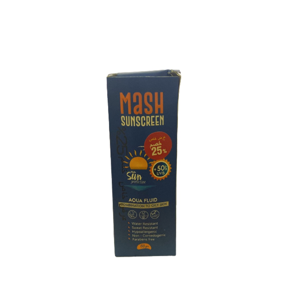 ماش صن سكرين اكوا فلويد - Mash Sun Screen Aqua Fluid