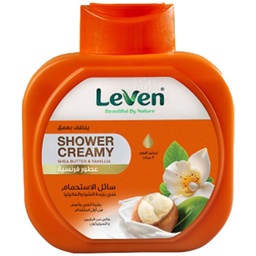 ليفين شاور كريمى - Leven Shower Creamy (750ml, Shea Butter &amp;Vanillia)