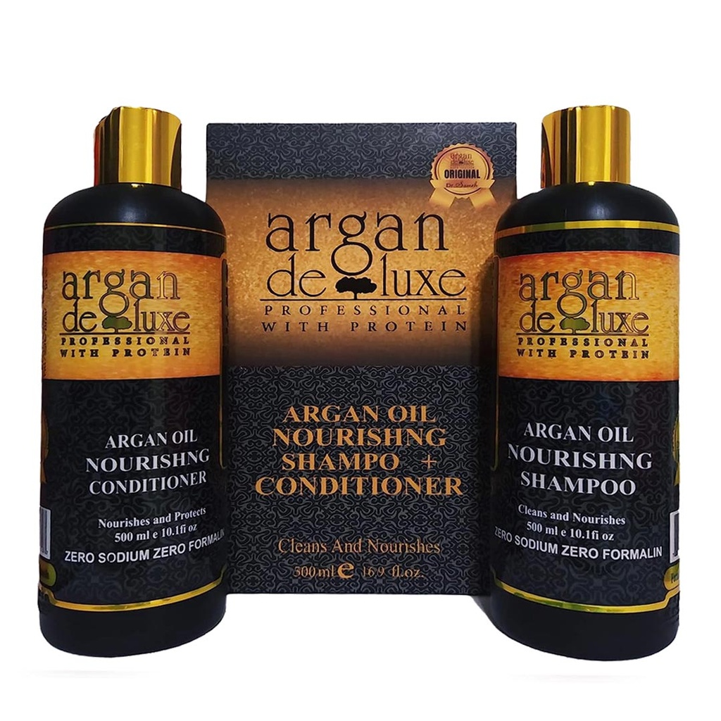 ارجان ديلوكس شامبو + بلسم - Argan Deluxe Shampoo + Conditioner