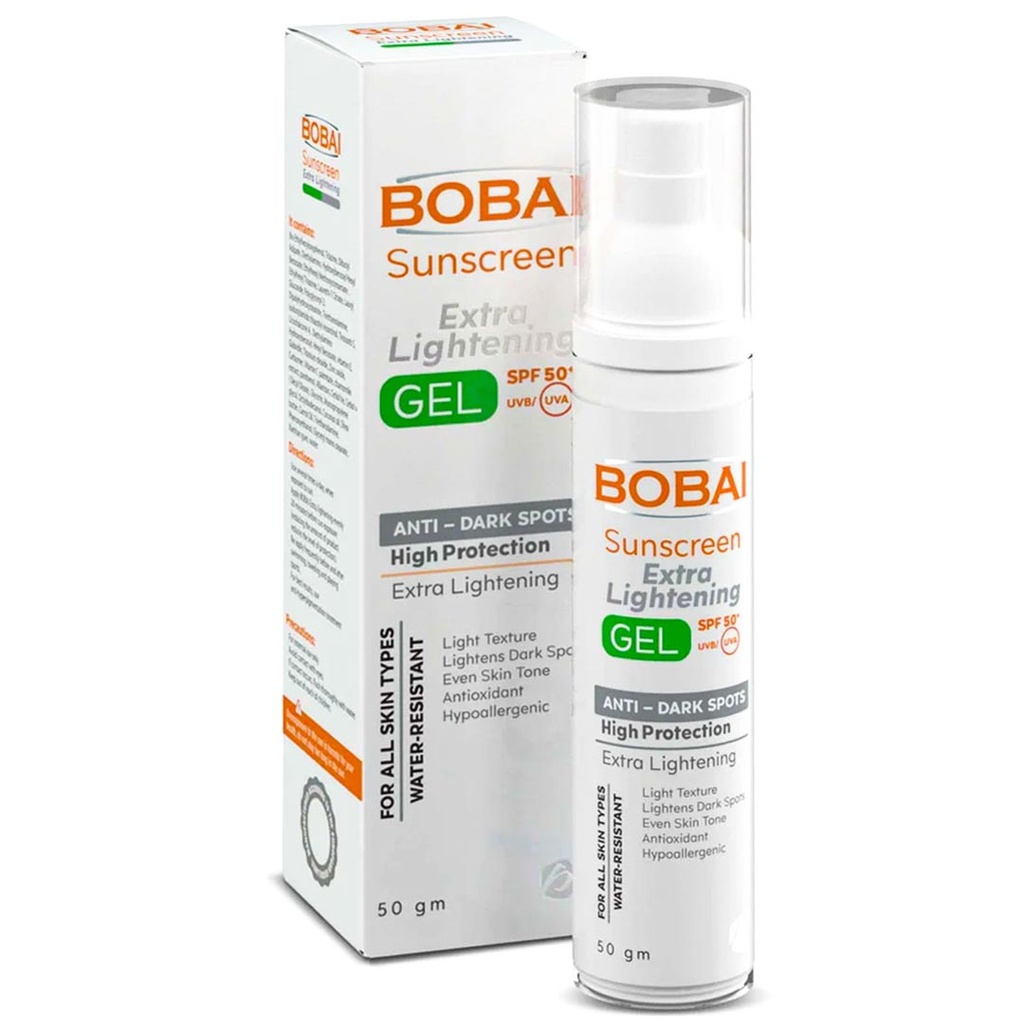 بوباى صن سكرين جل لتفتيح البشرة الزائد - Bobai Sunscreen Gel Extra Lightening