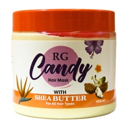 ار جى كاندى حمام كريم زبدة شيا - RG Candy Hair Mask Shea Butter (400ml)