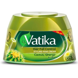 [6291069655100] فاتيكا كريم شعر صبار - Vatika Hair Cream Cactus (65ml, خصم 10%)