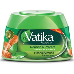 [6224000851019] فاتيكا كريم شعر حناء - Vatika Hair Cream Henna (190ml, خصم 10%)
