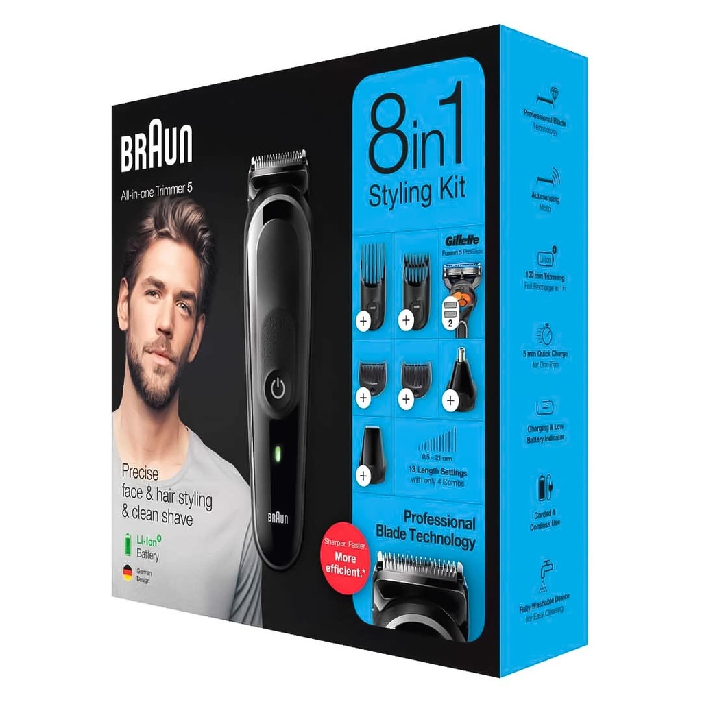 براون ستايلنج كت - Braun Styling Cut 5(8×1)
