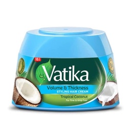 [6224000851897] فاتيكا كريم شعر جوزهند - Vatika Hair Cream Coconut (190ml, خصم 10%)