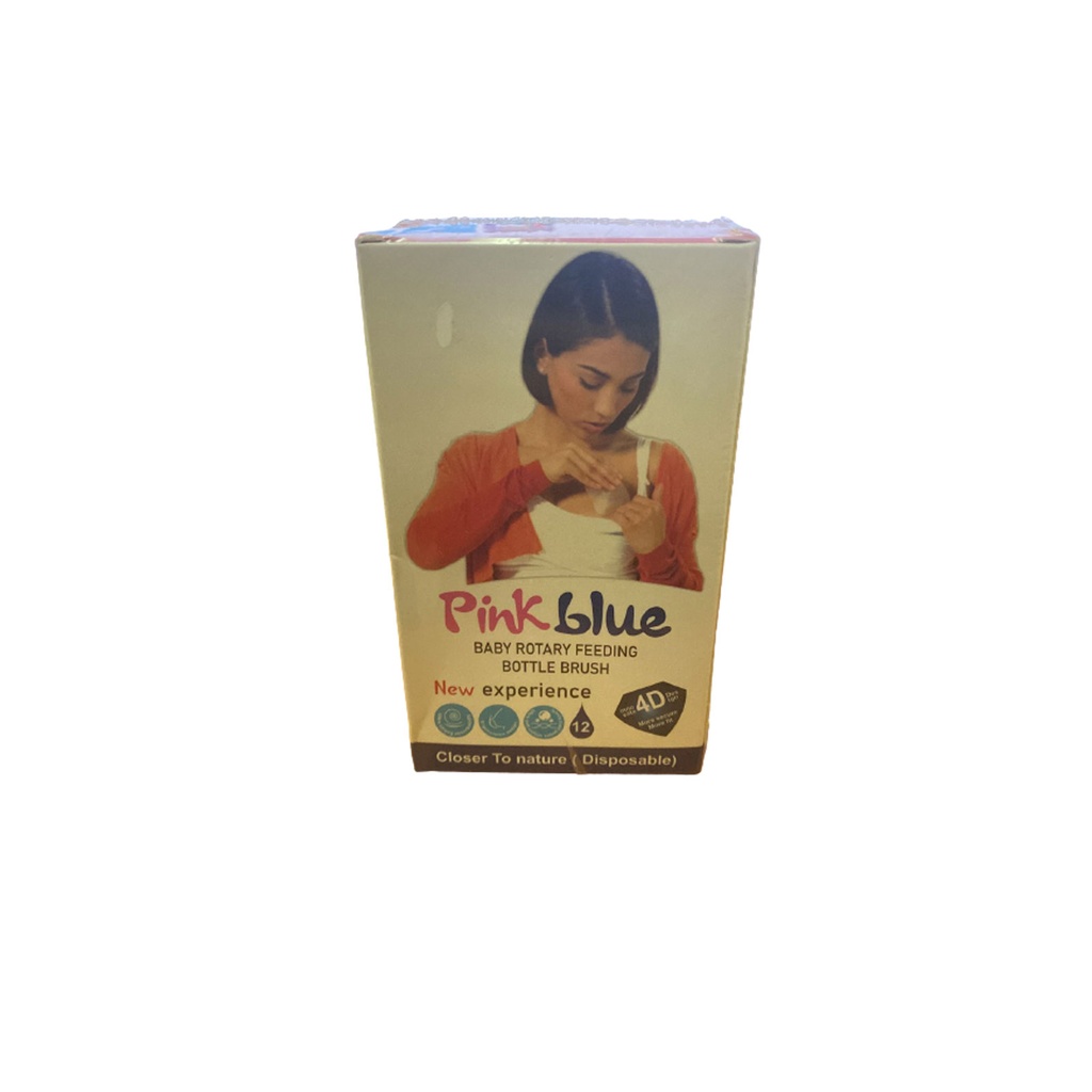 بينك بلو وسادة ثدى - Pink blue Breast Pads 12Pcs