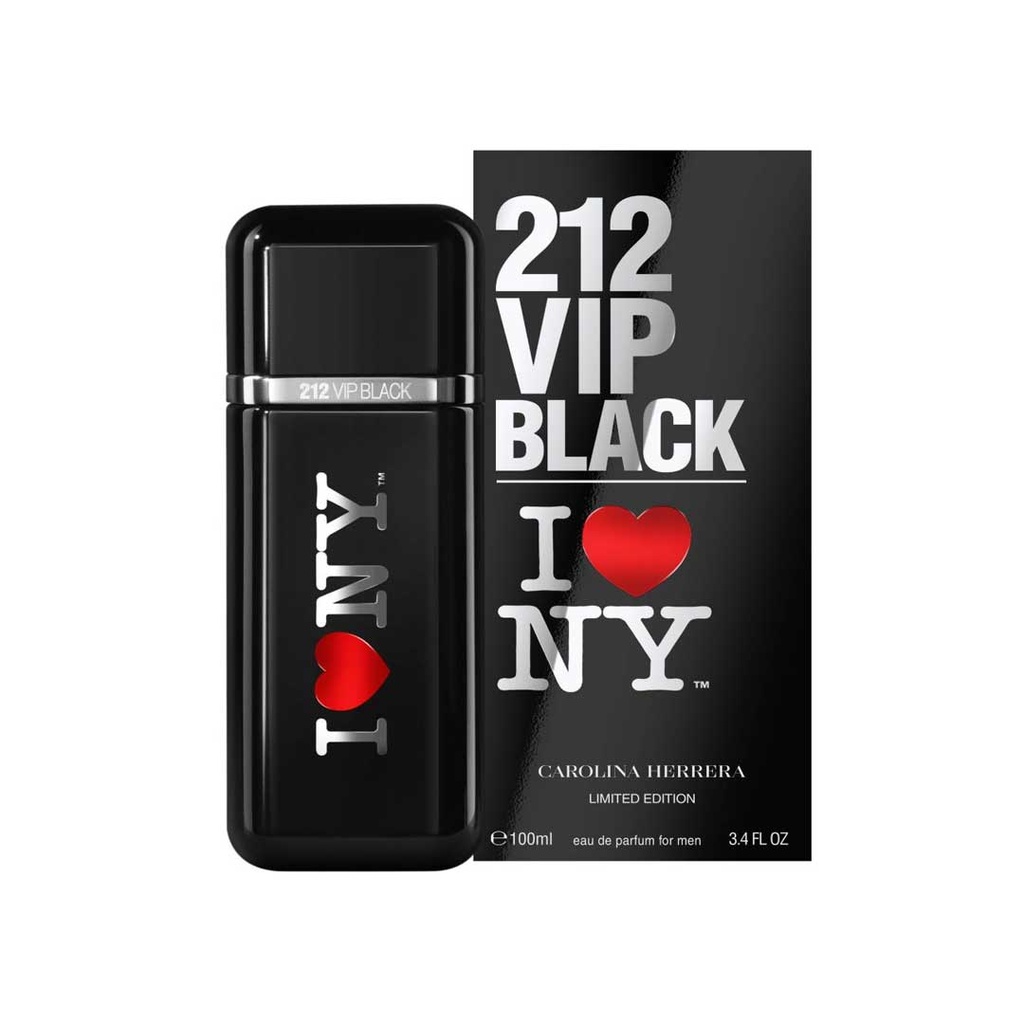 كارولينا هريرا 212 فى اى بى بلاك اى لاف يو ان واى - Carolina Herrera 212 VIP Black I Love NY EDT-M