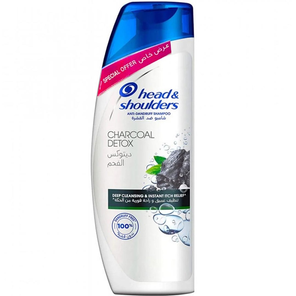 هيد&amp;شولدرز شامبو ديتوكس الفحم - Head&amp;Shoulders Shampoo Charcoal Detox