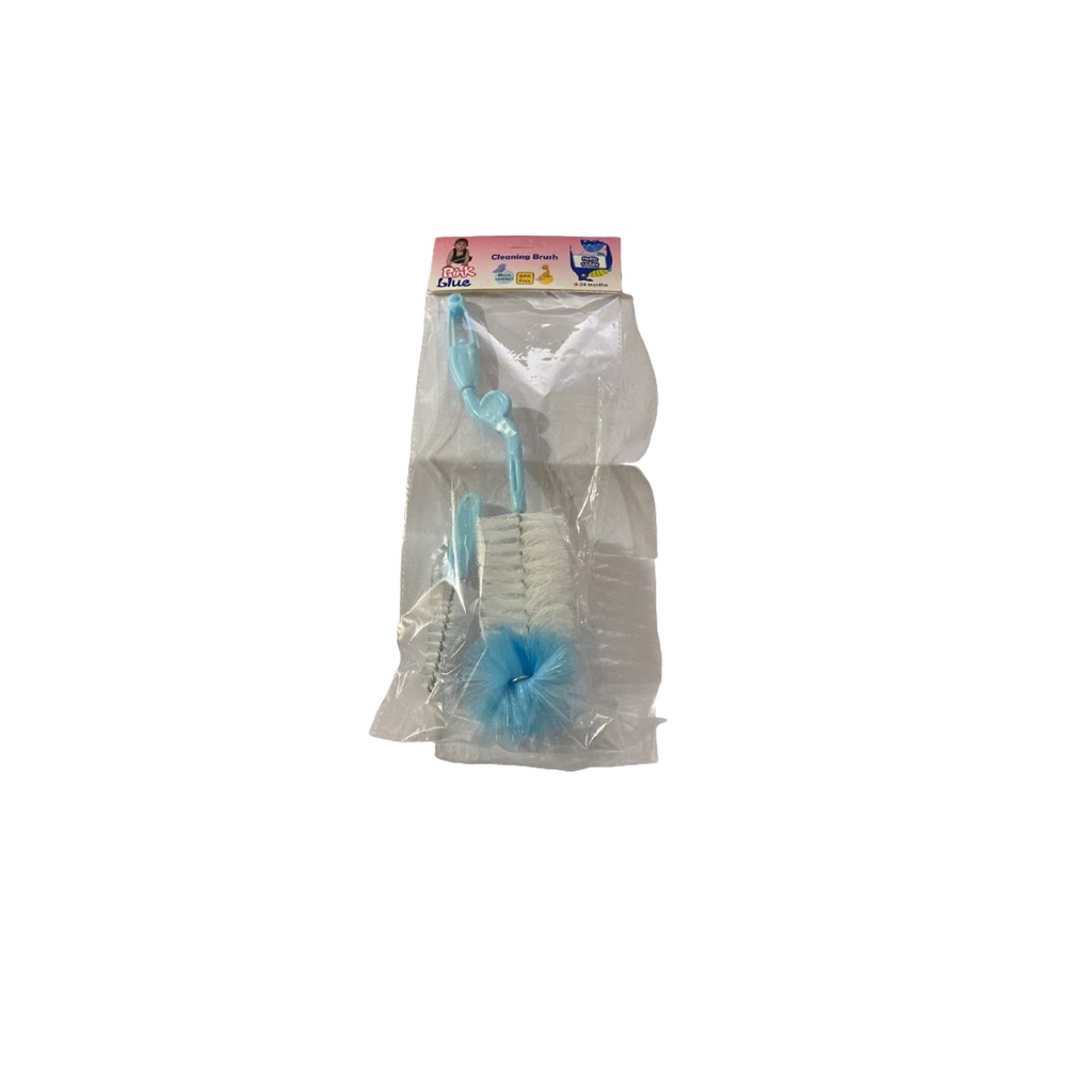 بينك بلو فرشاة تنظيف ببرونة - Pink blue cleaning bottle brush