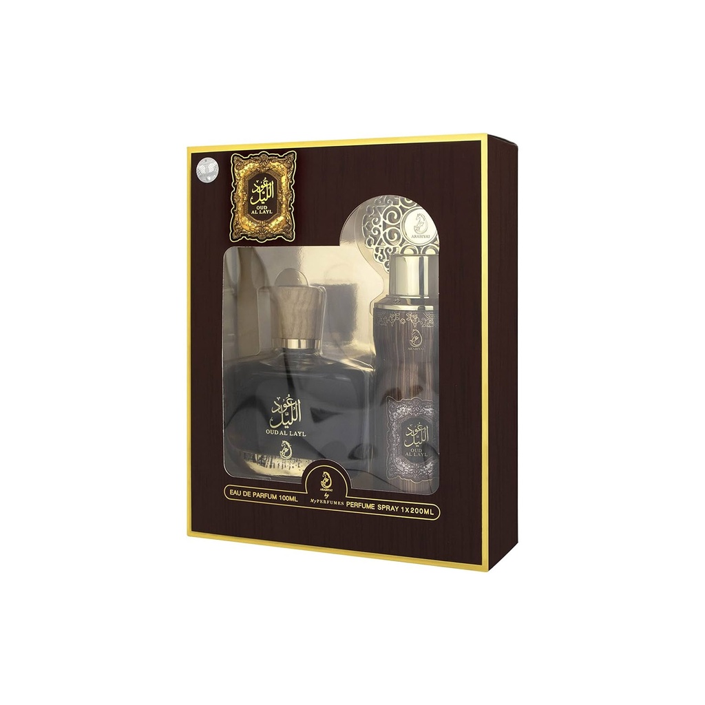 عربيات عود الليل طقم - Arabiyat Oud Allayl Set  EDP-M