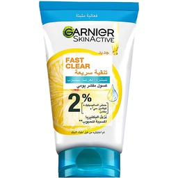 غارنية سكين اكتيف تنقية سريعة مقشر - Garnier Skin Active Fast Clear Scrub (For Acne Prone Skin, 50ml)